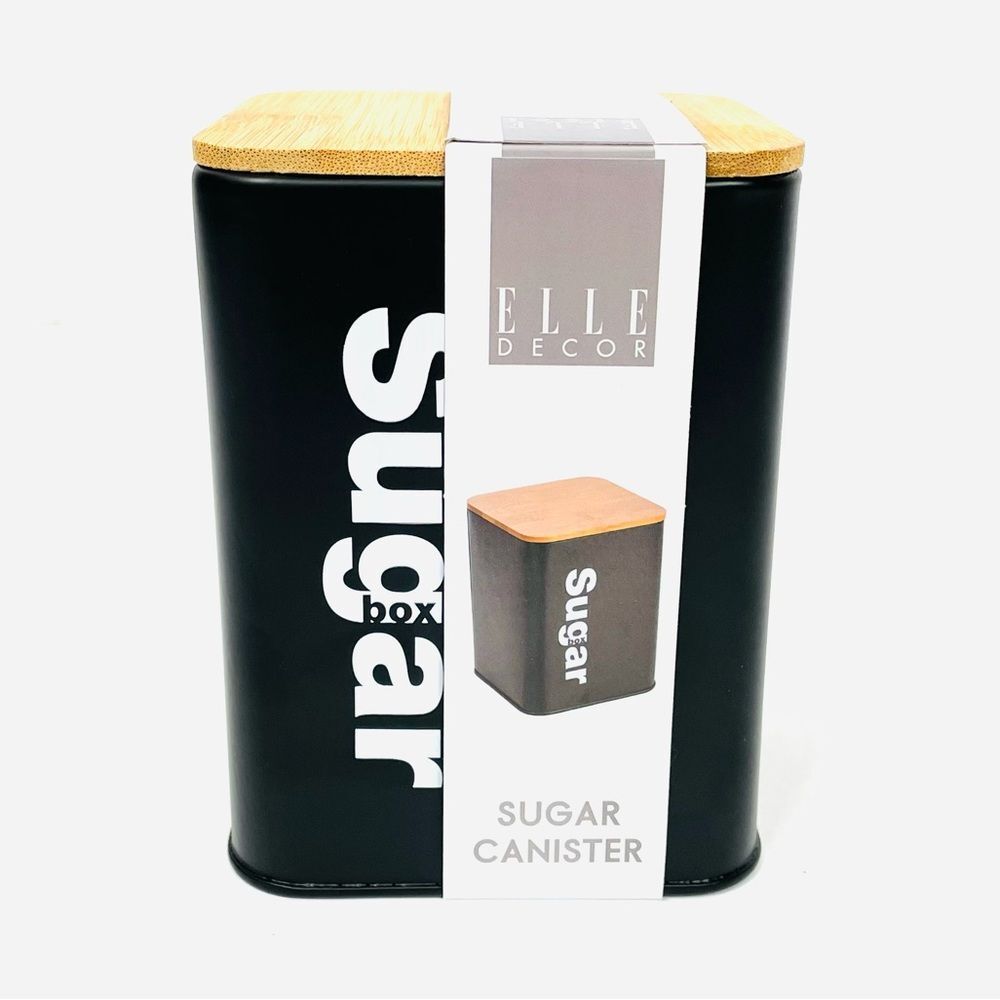 Elle Decor Black Sugar Canister